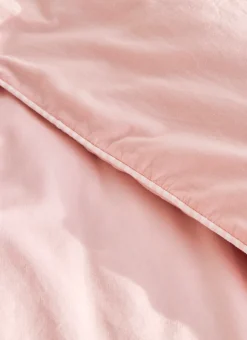HOUSSE DE COUETTE BÉBÉ EN COTON LAVÉ ROSE