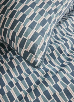 HOUSSE DE COUETTE CRAFT BLEU BALTIQUE