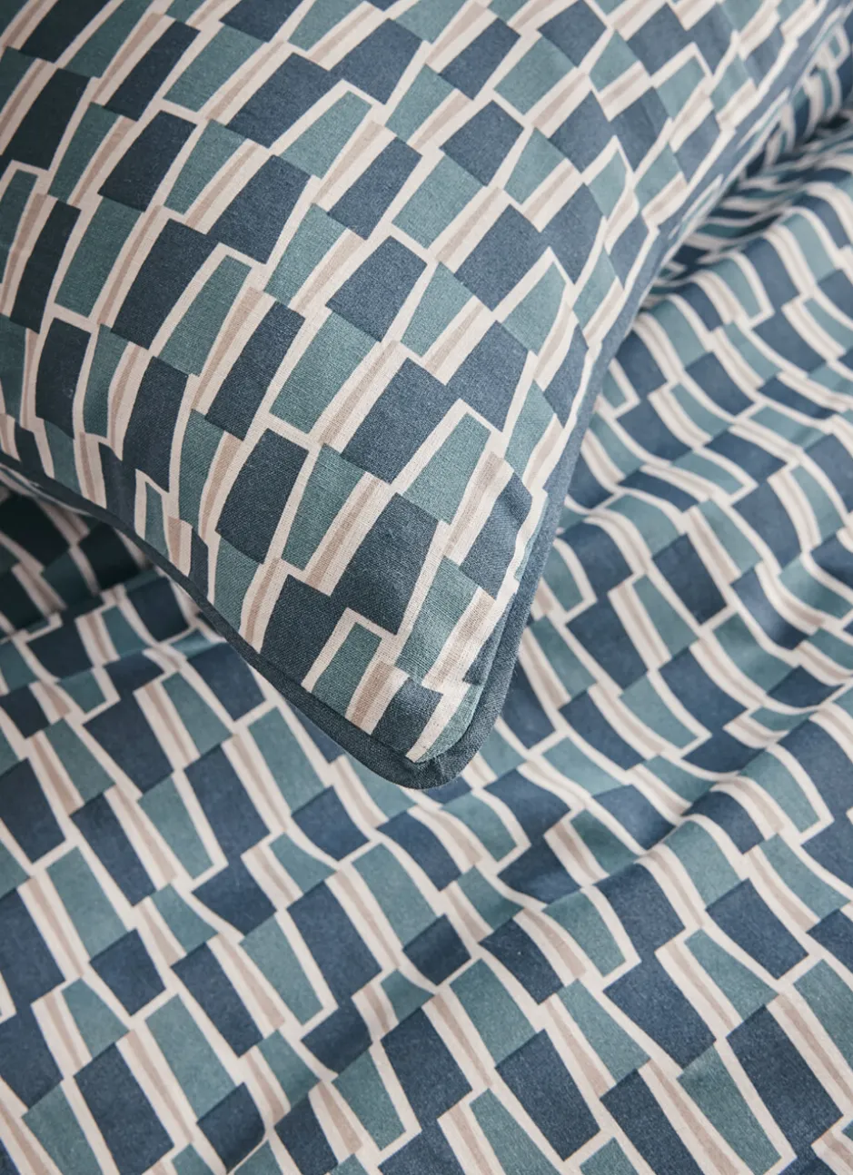 HOUSSE DE COUETTE CRAFT BLEU BALTIQUE