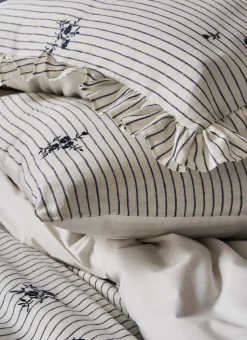HOUSSE DE COUETTE EN MÉTIS Bleu GRISE