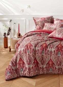 HOUSSE DE COUETTE EN SATIN DE COTON SUBLIME ROUGE