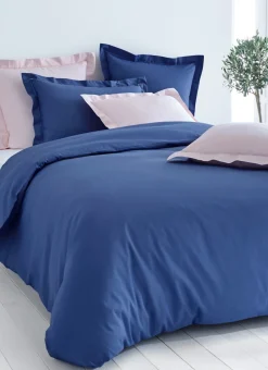 HOUSSE DE COUETTE UNIE EN COTON OCEAN