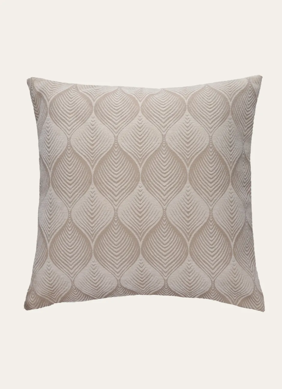 HOUSSE DE COUSSIN EN JACQUARD CHENILLE IVOIRE