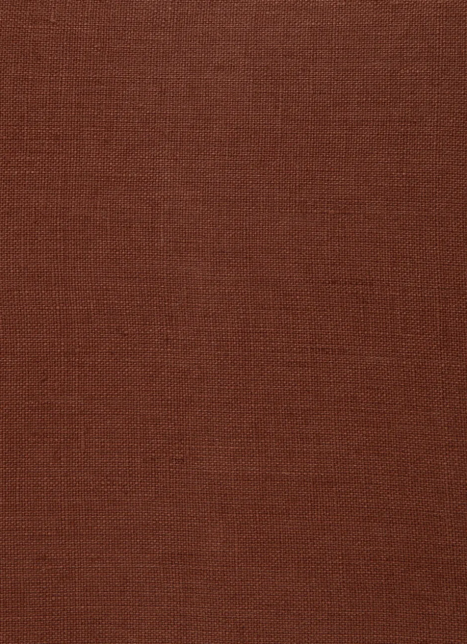 HOUSSE DE COUSSIN EN LIN LAVÉ MARRON