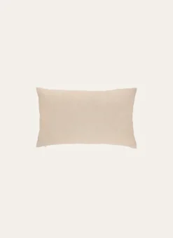 HOUSSE DE COUSSIN RECTANGULAIRE EN LIN LAVÉ BEIGE TAUPE