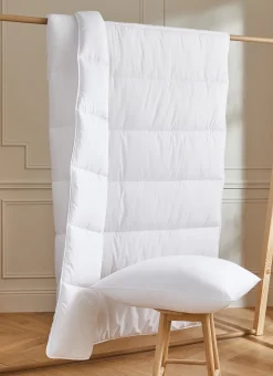 KIT DE LITERIE COUETTE ET OREILLER 350GR - DODO BLANC