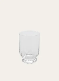 LOT DE 6 CHOPES BASSES EN VERRE TRANSPARENT