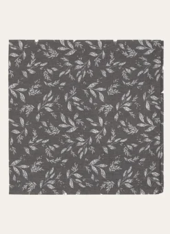 LOT DE 2 SERVIETTES EN COTON GRIS