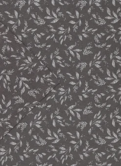LOT DE 2 SERVIETTES EN COTON GRIS