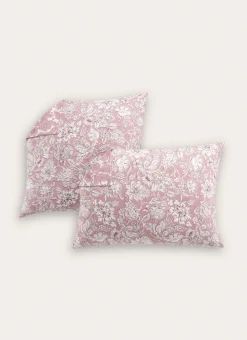 LOT DE 2 TAIES D'OREILLER EN TWILL DE COTON RACHEL ROSE