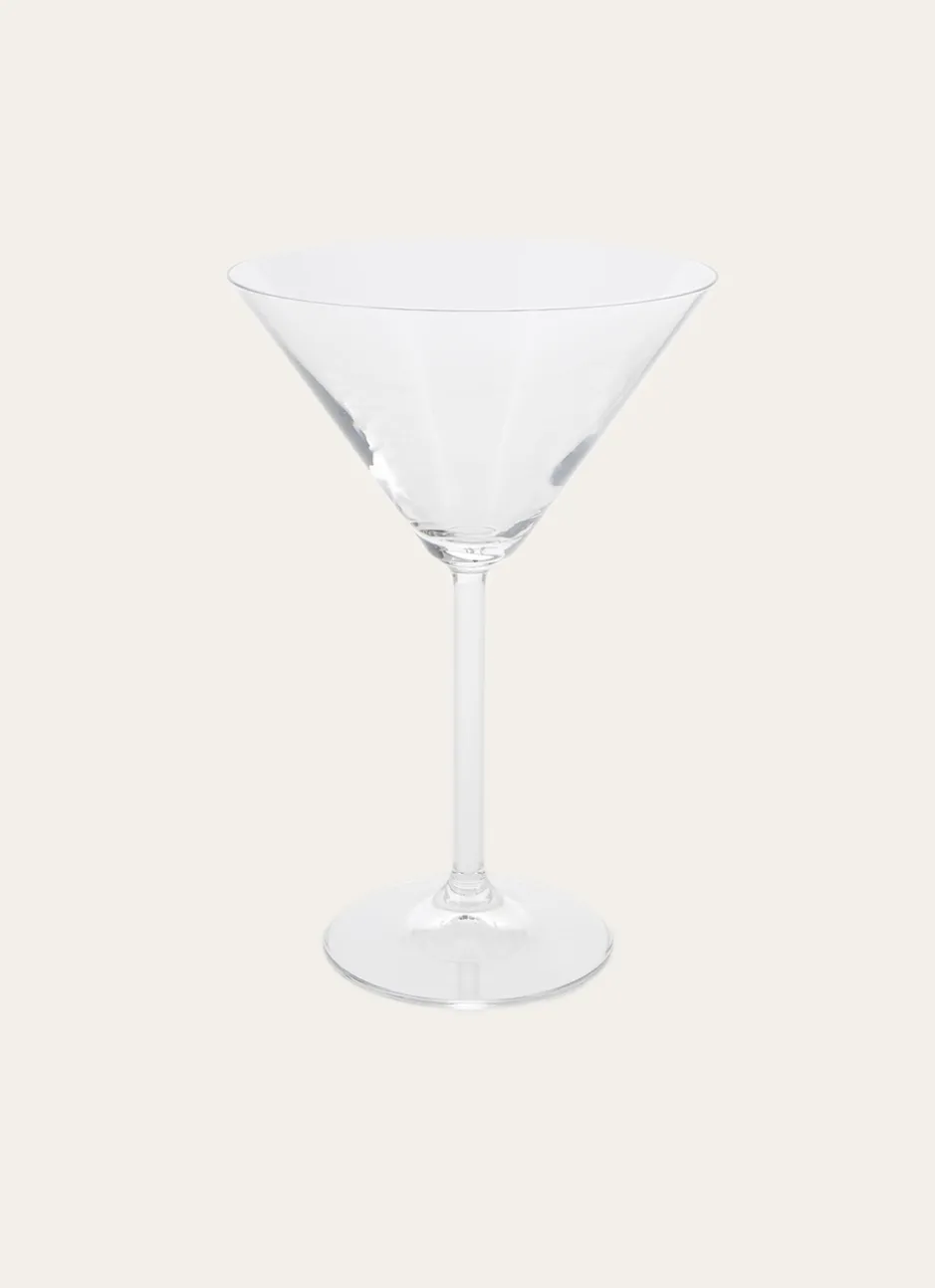 LOT DE 6 VERRES À COCKTAIL TRANSPARENT