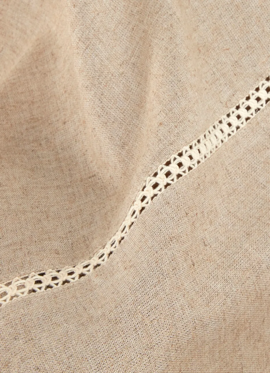 NAPPE AVEC BORDURE AJOURÉE ROMA NATUREL