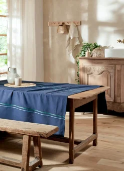 NAPPE BRODÉE CODI BLEU MARINE