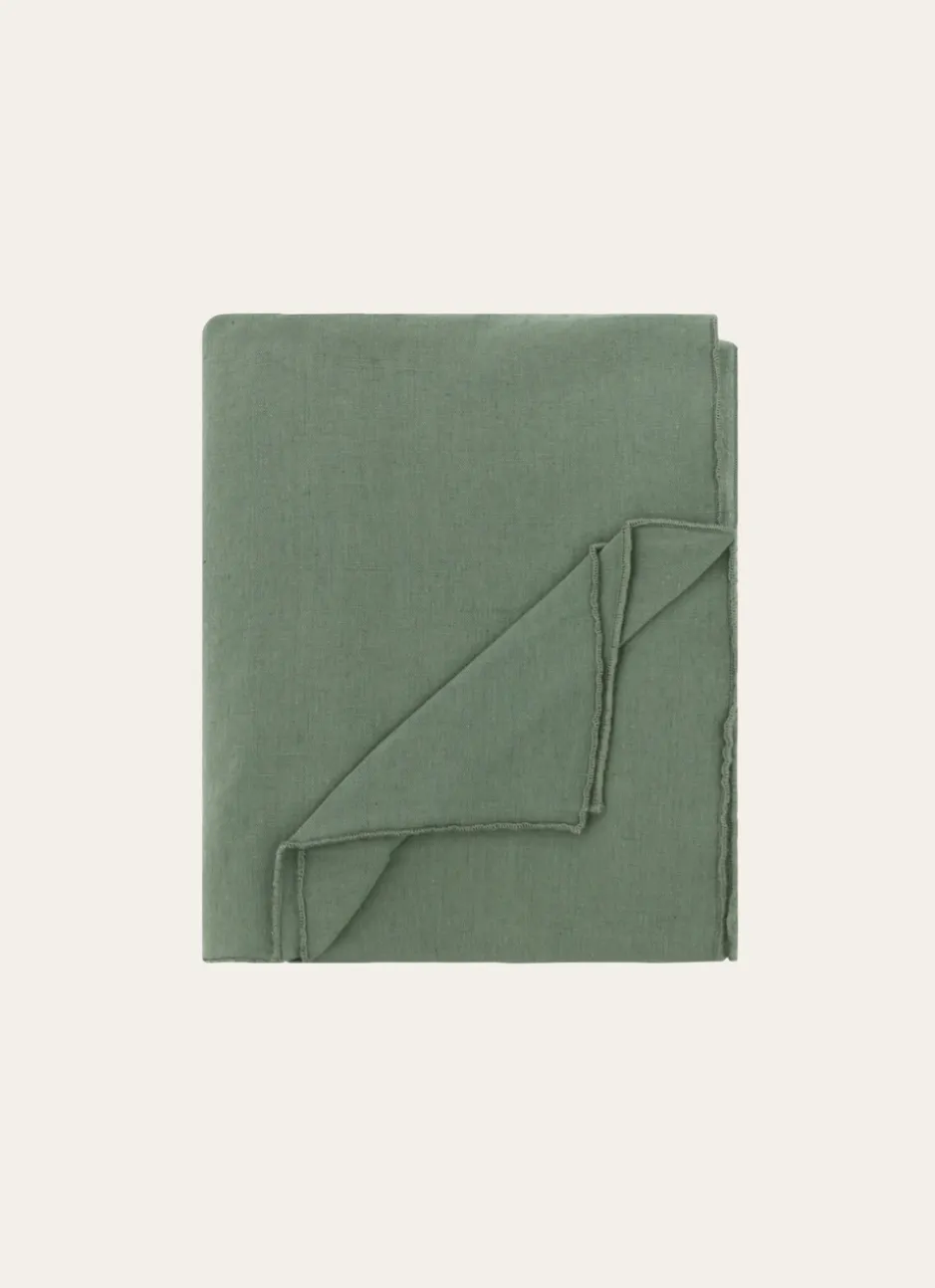 NAPPE COTON ET LIN FINITION BOURDON GRAND FORMAT THYM