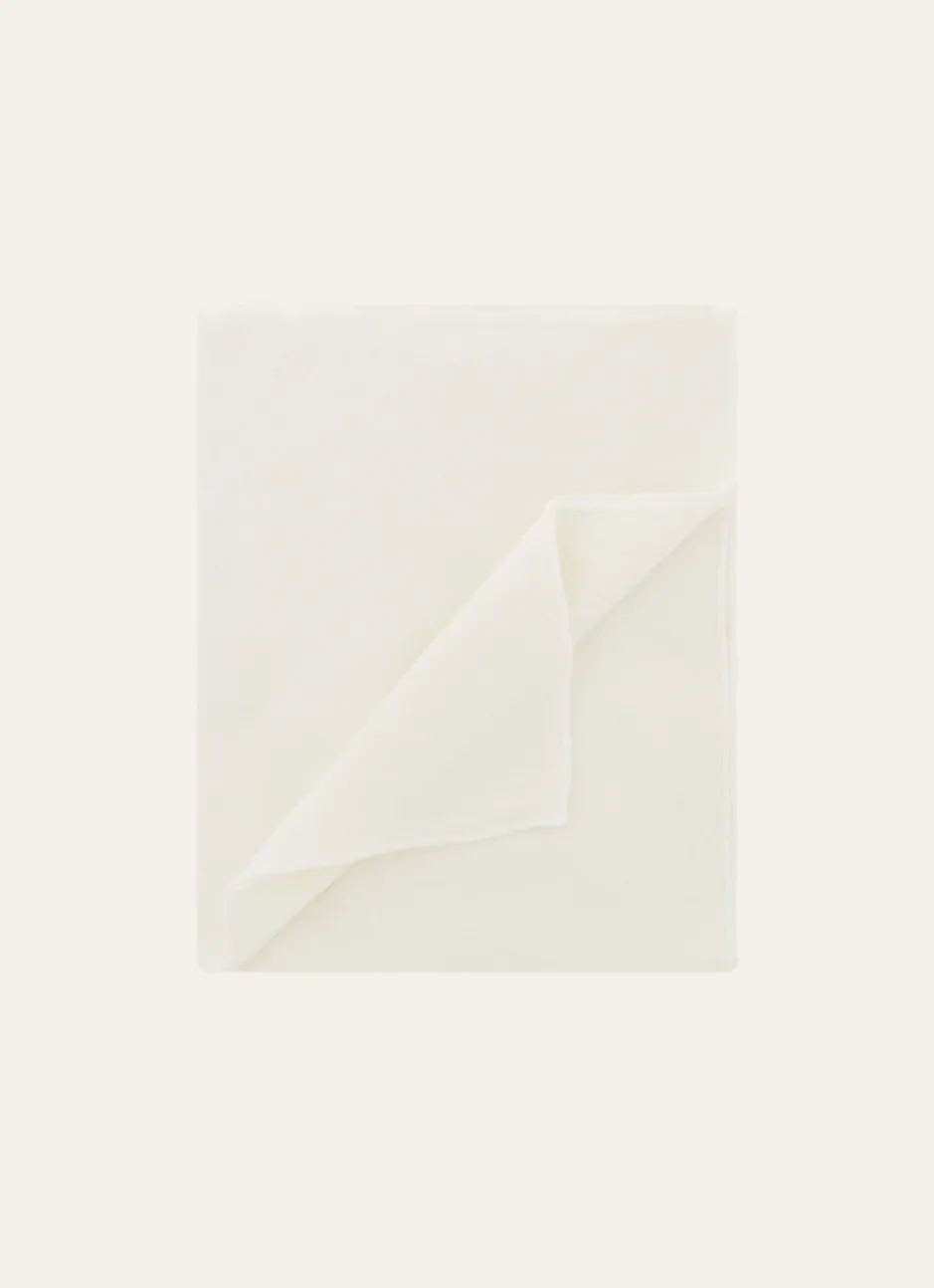 NAPPE COTON ET LIN FINITION BOURDON GRAND FORMAT LAIT