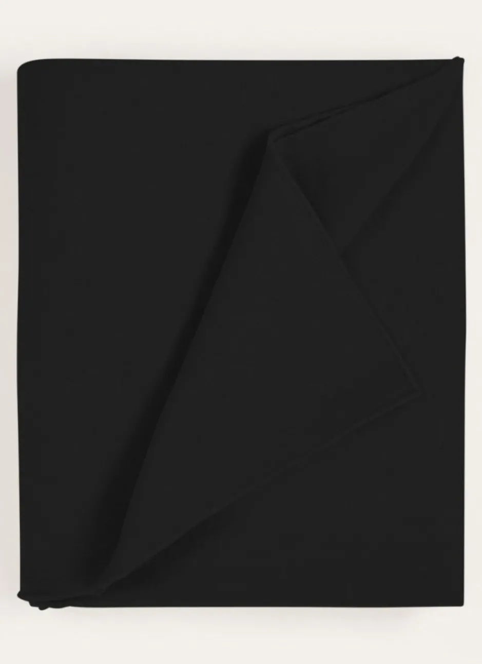NAPPE COTON LIN FINITION BOURDON NOIR
