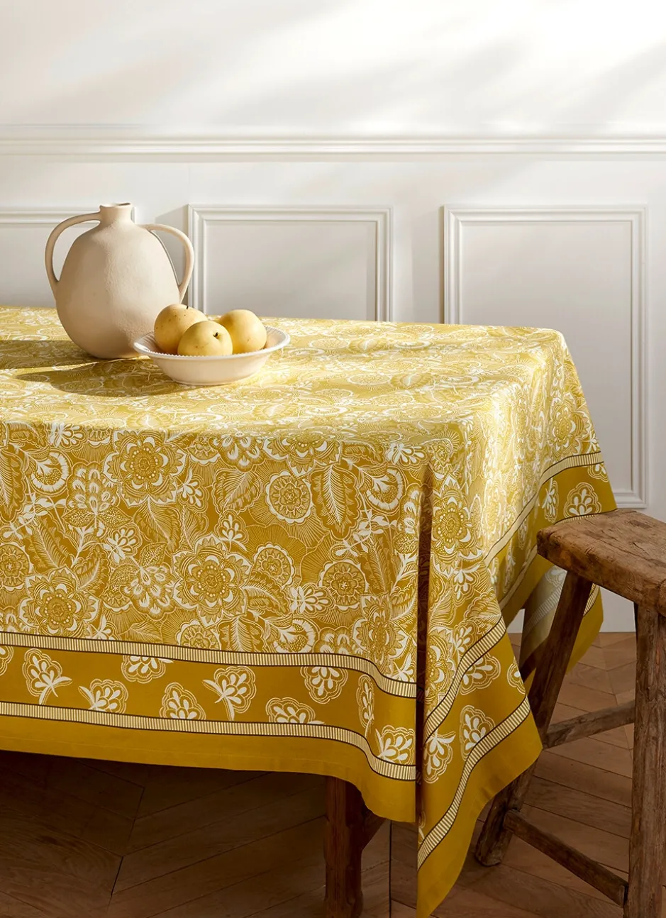 NAPPE EN COTON JADE VERT ANIS