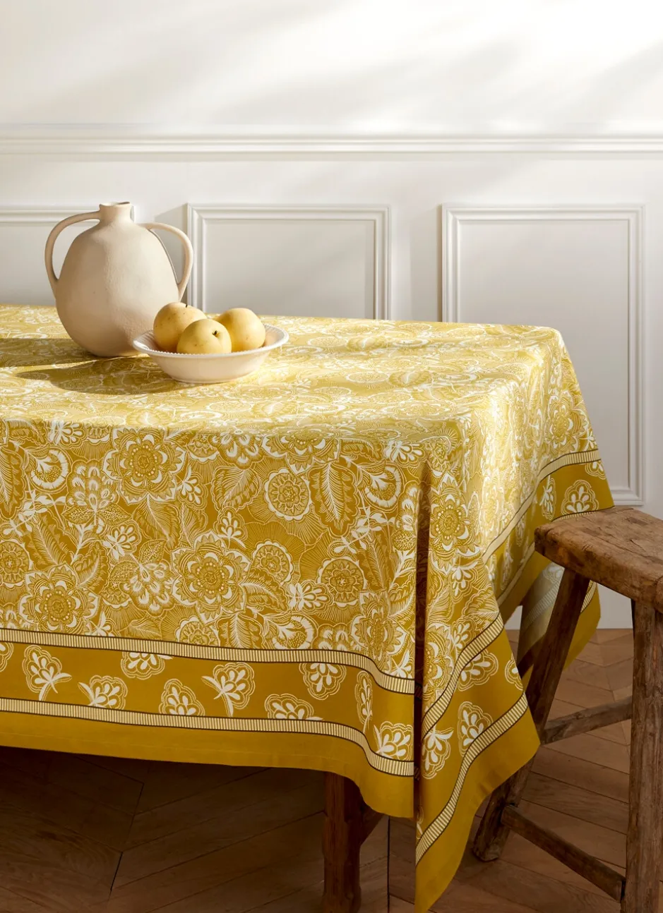 NAPPE EN COTON JADE VERT ANIS