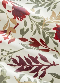 NAPPE ENDUITE EN COTON IMPRIMÉ FLEURS MULTICOLORE