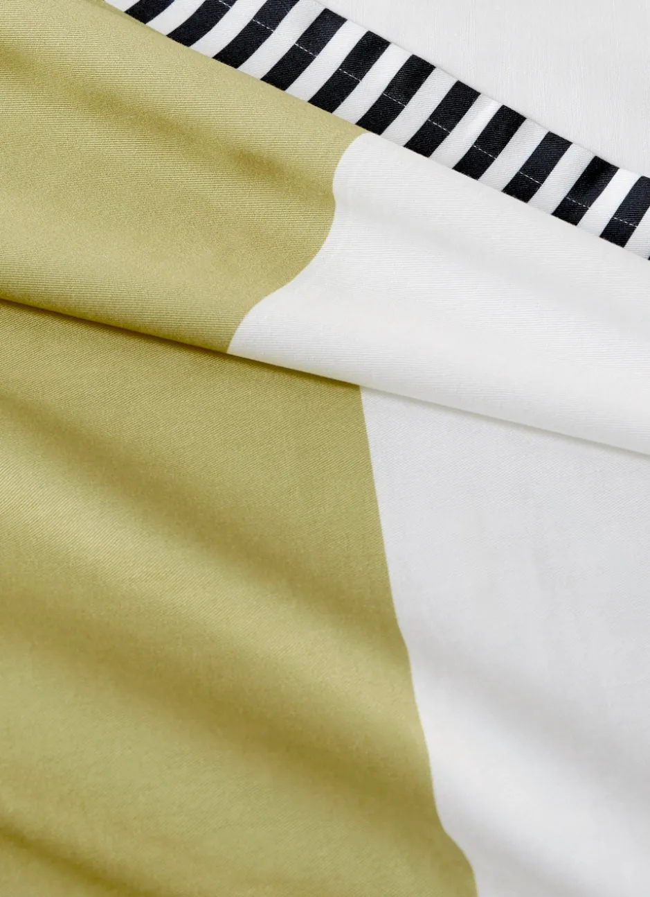NAPPE EN TWILL DE COTON ANTI-TACHE TILLEUL
