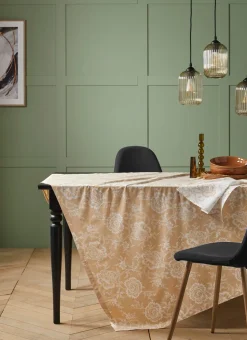 NAPPE FLEUR BICOLORE RALY BEIGE