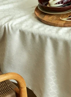 NAPPE WATERPROOF JACQUARD TON SUR TON ÉCRU