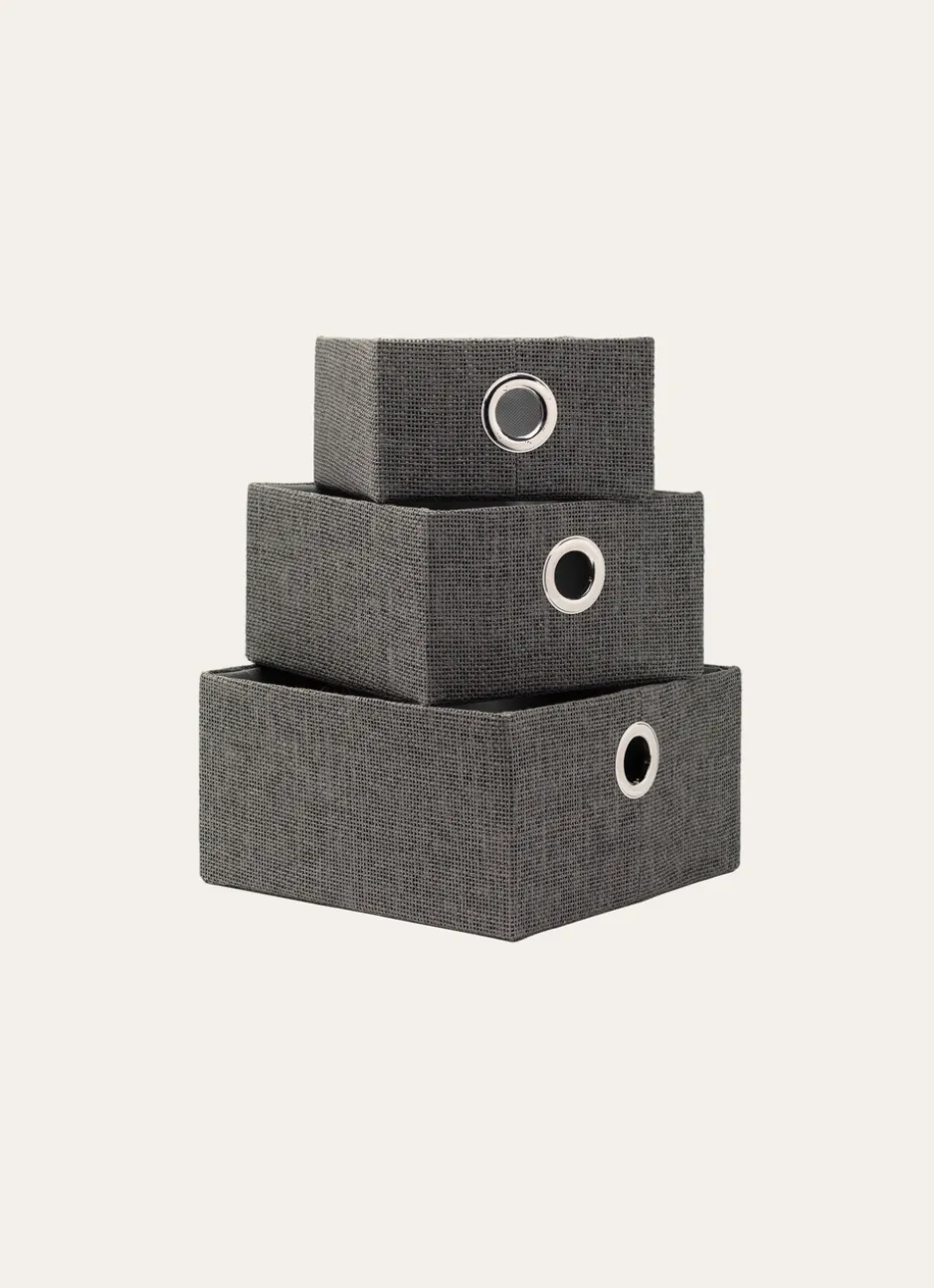 PANIER DE RANGEMENT UNI PETIT FORMAT GRIS UNI