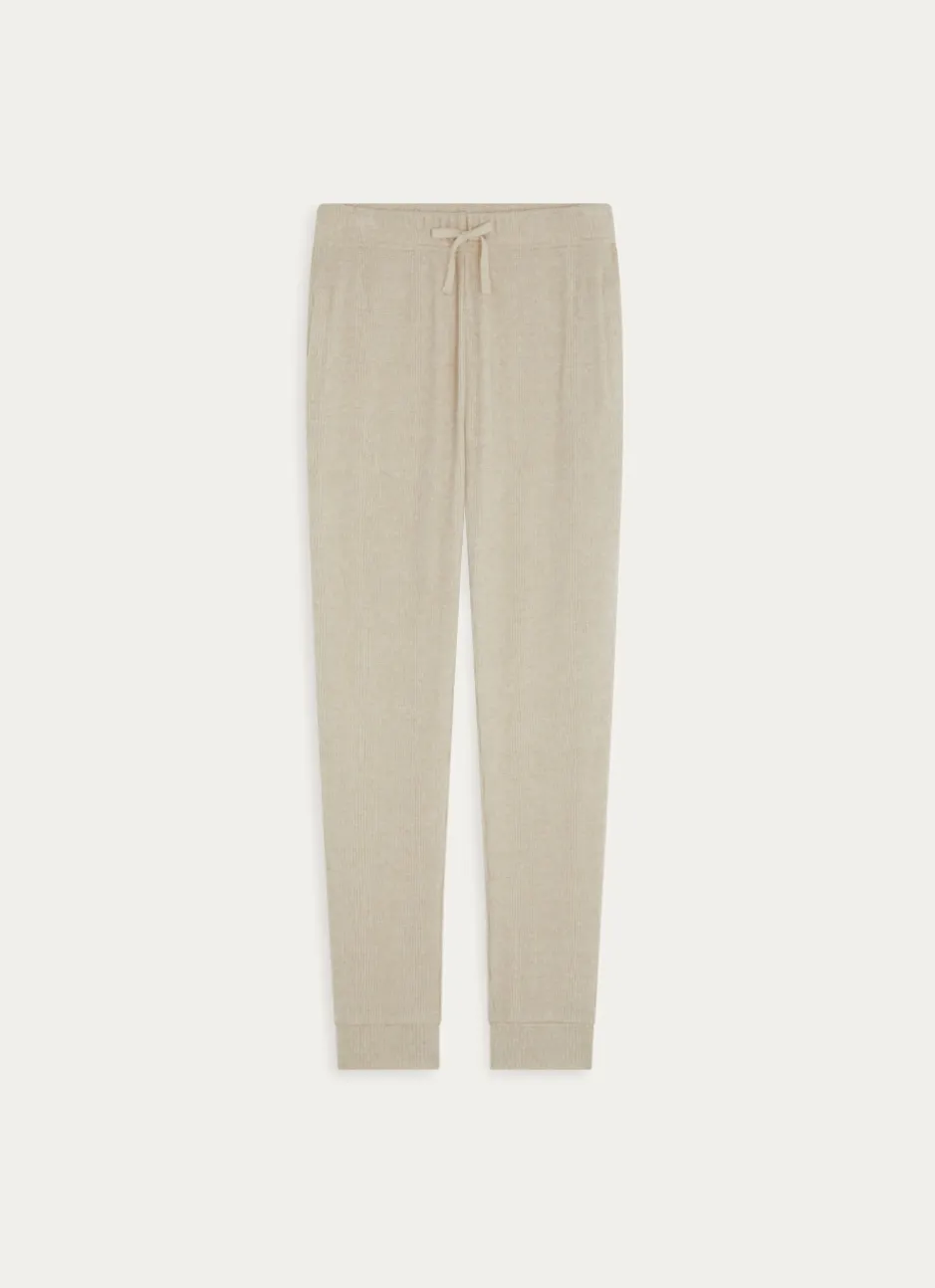 PANTALON EN MAILLE BEIGE