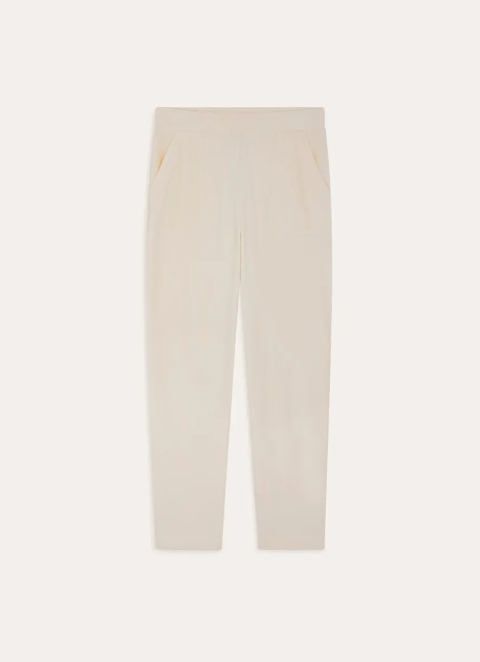 PANTALON POLAIRE CANDY ECRU