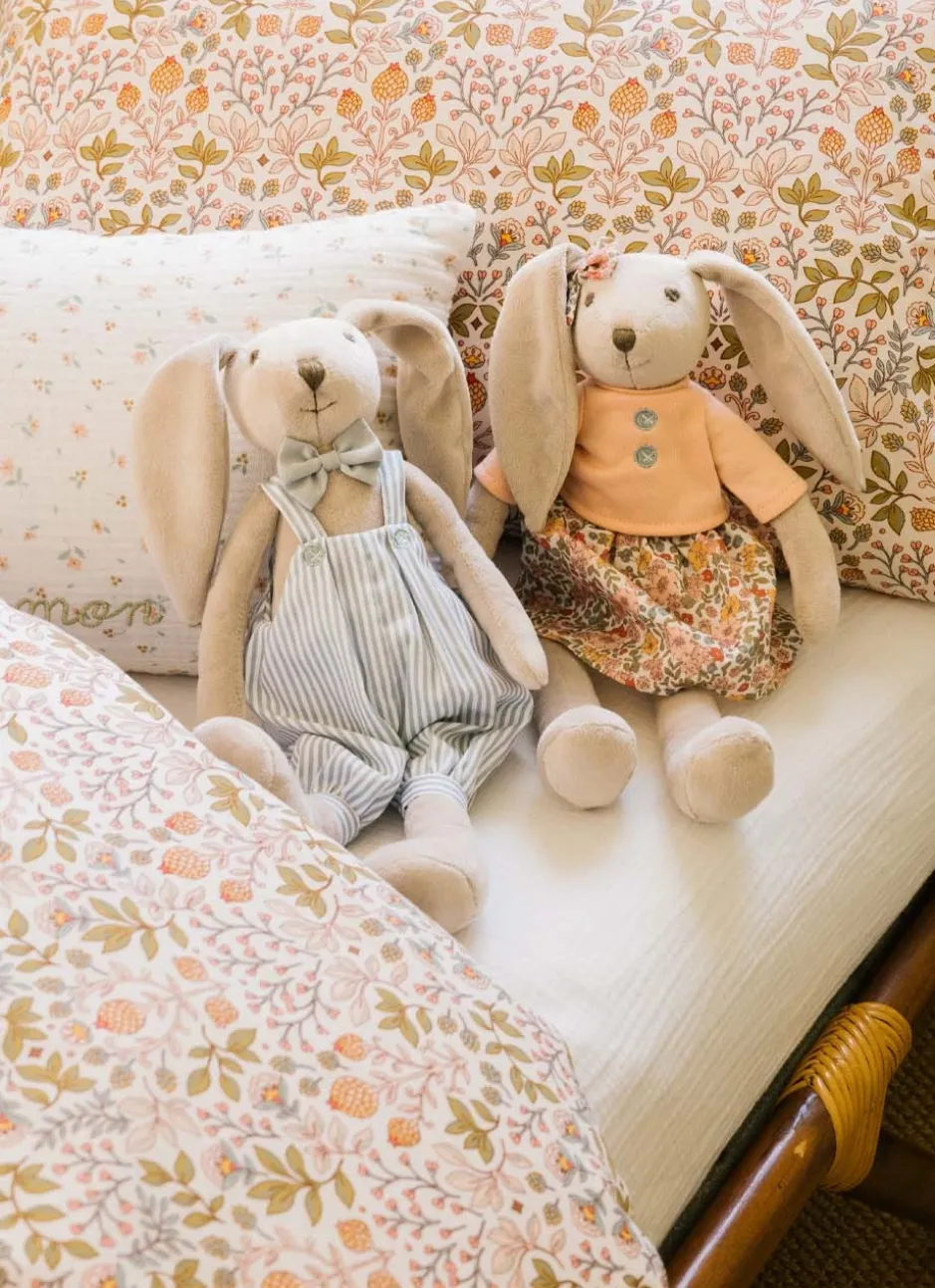 PELUCHE EN FORME DE LAPIN MULTICOLORE