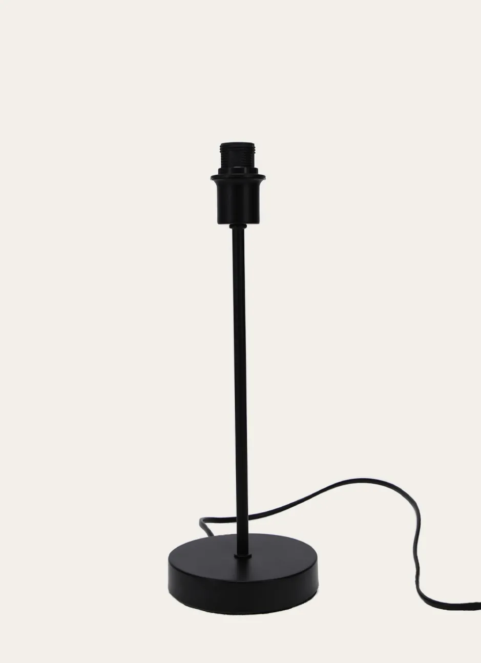 PIED DE LAMPE BASE RONDE Noir