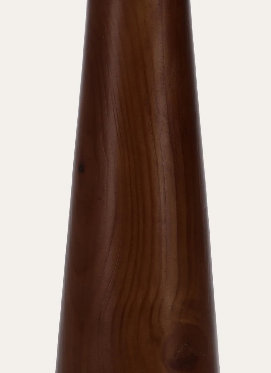PIED DE LAMPE EN BOIS FORME CONIQUE BOIS