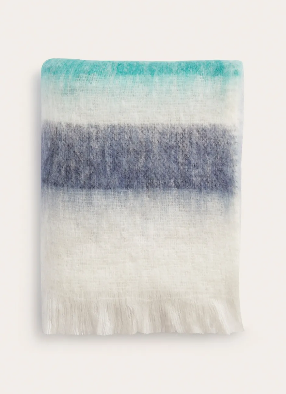 PLAID EFFET MOHAIR NUIT