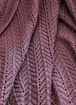 PLAID MAILLE FANTAISIE RYTHM FIGUE