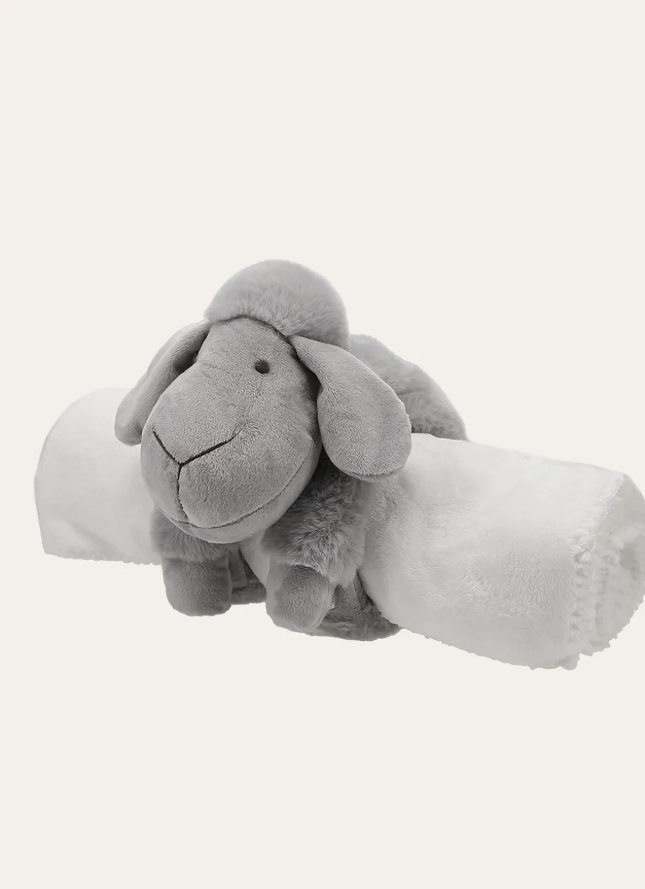 PLAID PELUCHE MOUTON GRIS
