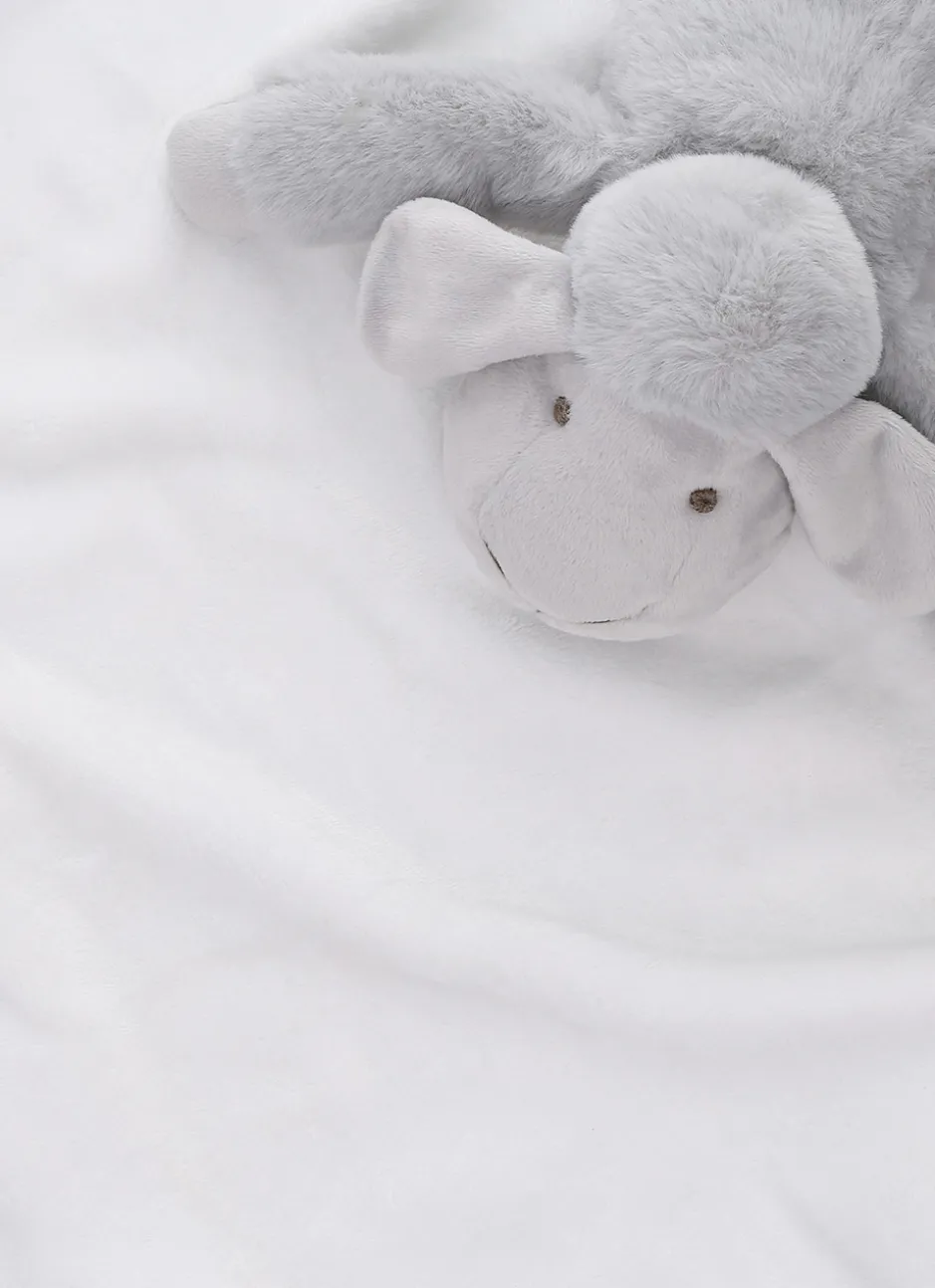 PLAID PELUCHE MOUTON GRIS