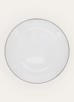 PLAT DE PRESENTATION EN VERRE ÉCLATANT TRANSPARENT