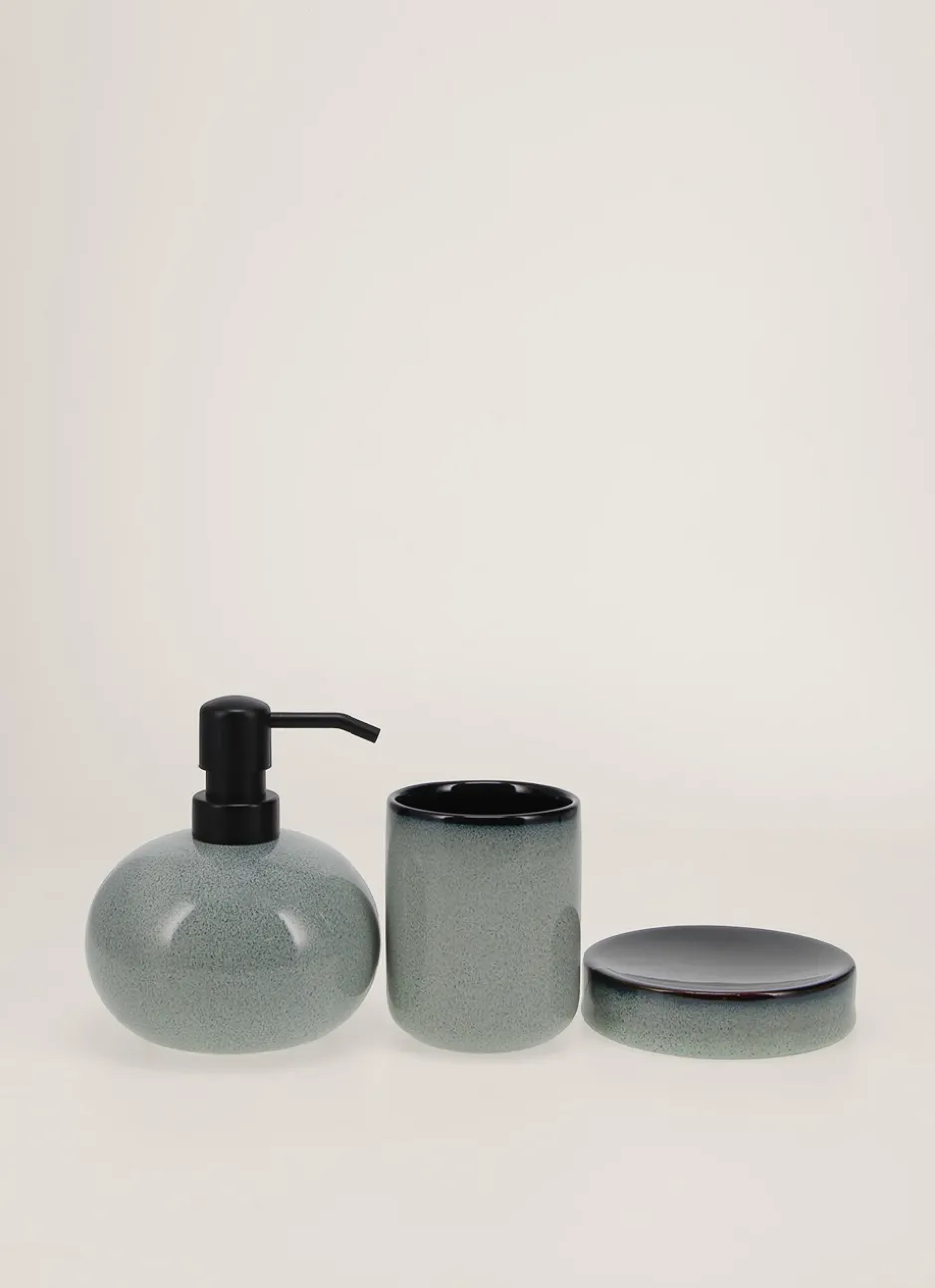 PORTE-BROSSE À DENTS EN CÉRAMIQUE ERNESTE vert