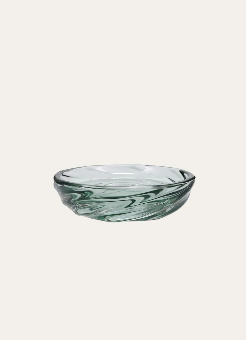 PORTE SAVON EN VERRE vert