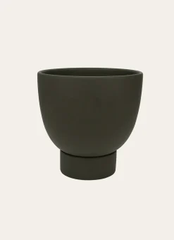 POT EN TERRE CUITE vert
