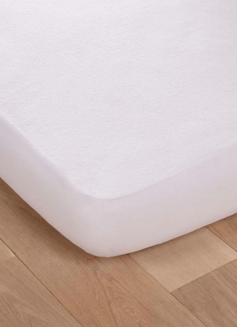 PROTÈGE-MATELAS IMPERMÉABLE ANTI-ACARIENS - 170 GR BLANC