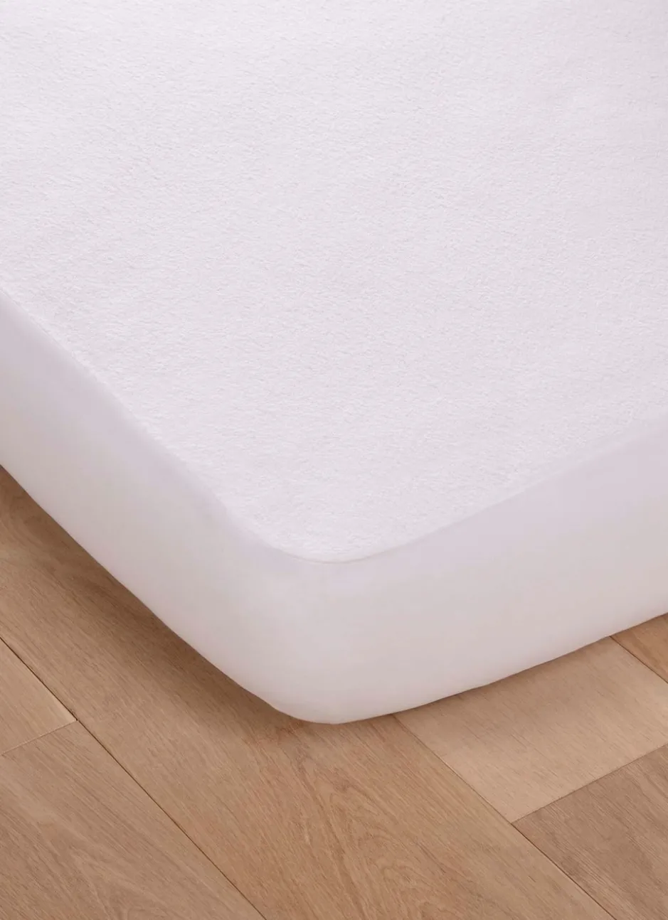 PROTÈGE-MATELAS IMPERMÉABLE ANTI-ACARIENS - 170 GR BLANC