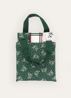 SAC DE 3 TORCHONS EN COTON MULTICOLORE