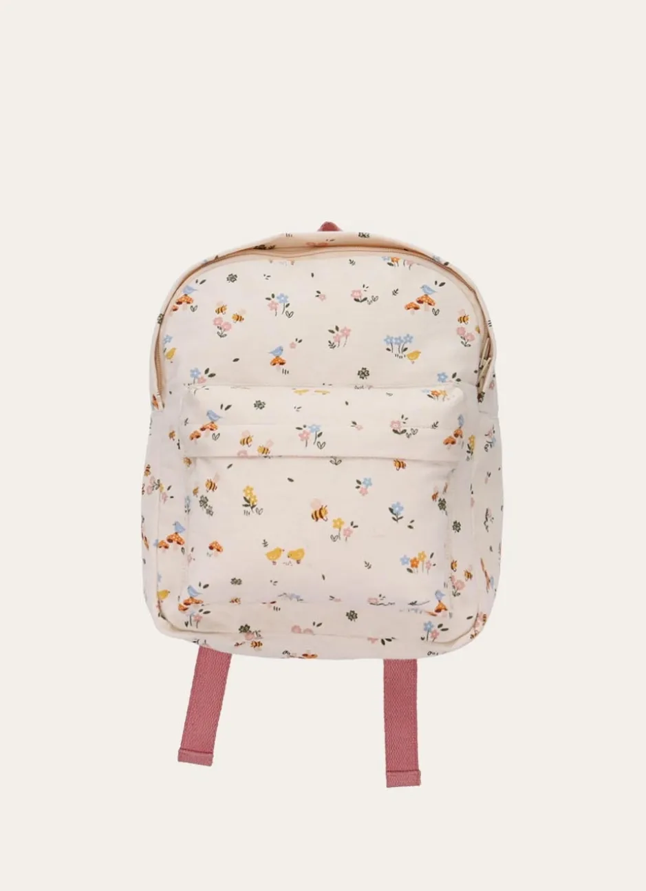 SAC À DOS IMPRIMÉ FLEURS ET ANIMAUX EGLANTINE MULTICOLORE