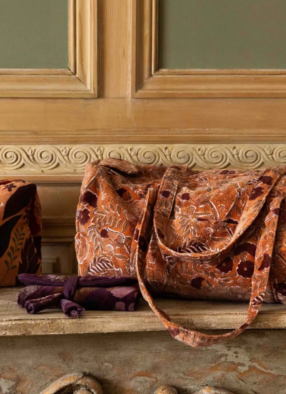 SAC WEEKEND EN VELOURS SOLAL TERRACOTA