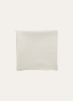 SERVIETTE DE TABLE EN COTON ET LIN BOURDON COLORÉ LAIT