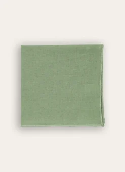 SERVIETTE DE TABLE EN COTON ET LIN BOURDON COLORÉ AMANDE