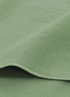 SERVIETTE DE TABLE EN COTON ET LIN BOURDON COLORÉ AMANDE