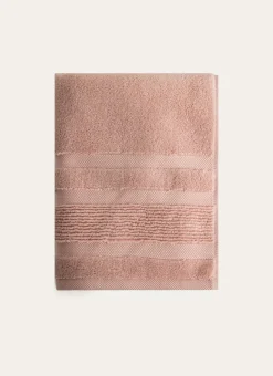 SERVIETTE DE TOILETTE MOELLEUSE LITEAU RAFFINÉ ROSE