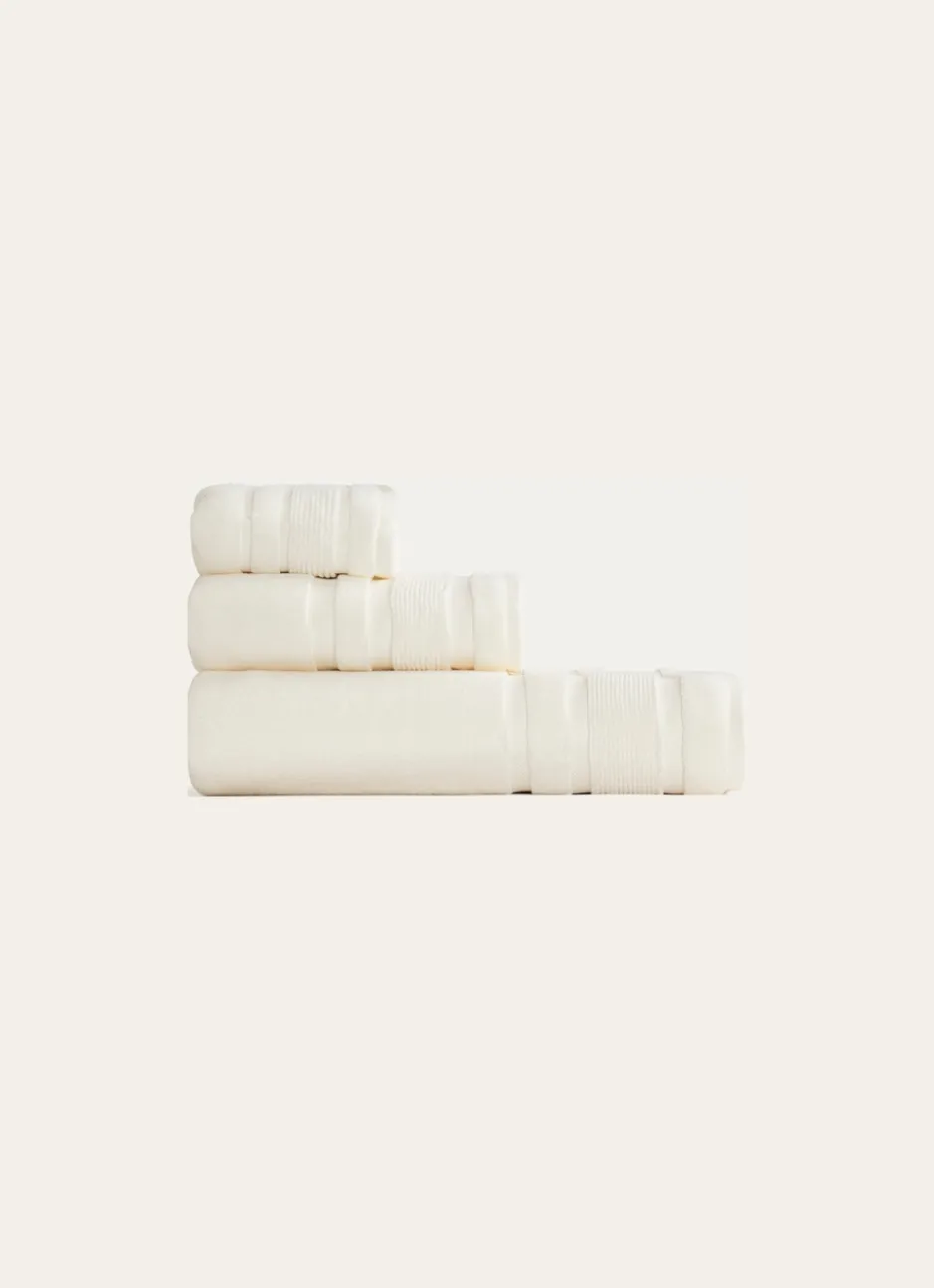 SERVIETTE DE TOILETTE MOELLEUSE LITEAU RAFFINÉ BEIGE